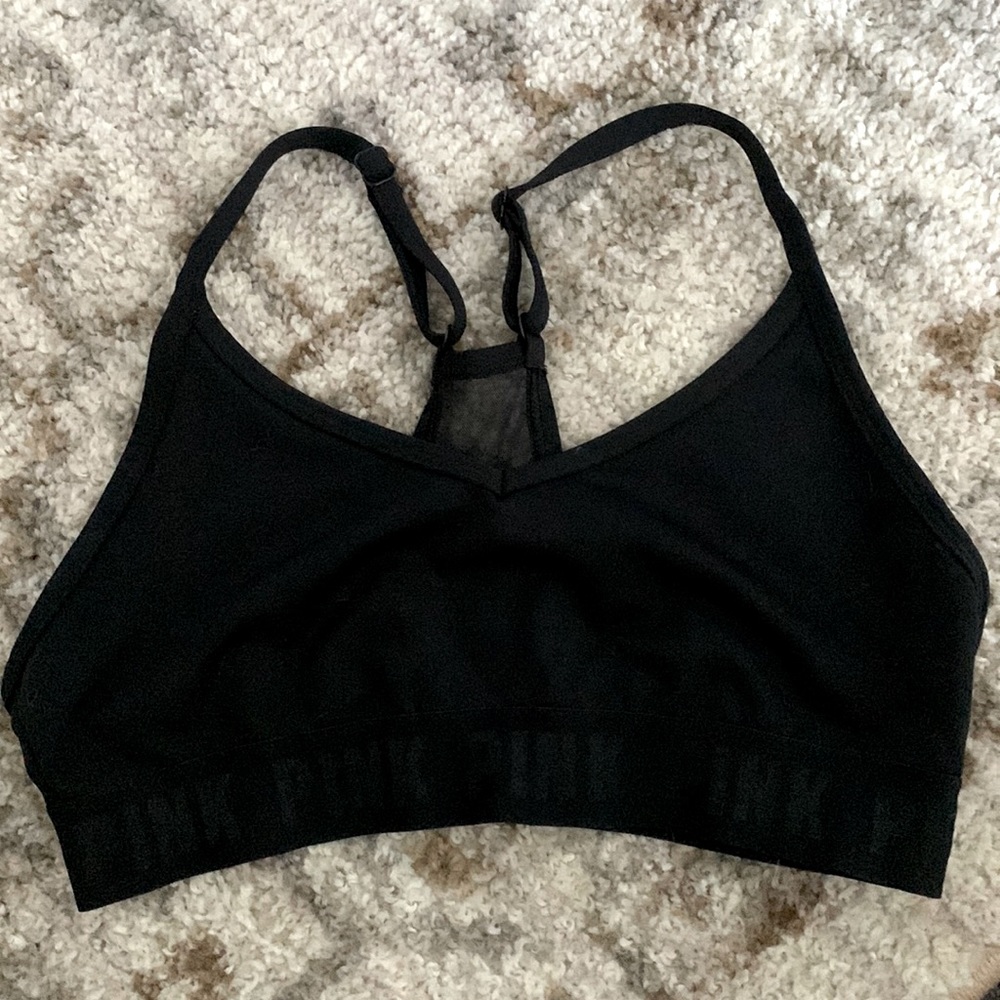 Pink sports bras